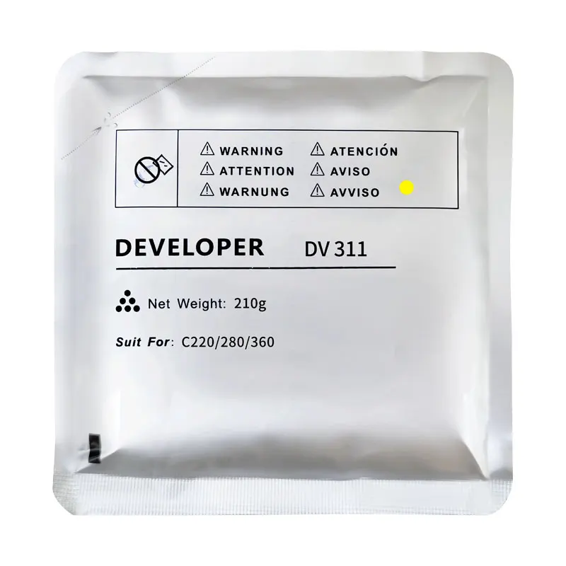 Popular high quality Compatible toner DV311 280  360 203 452 C220 Copier Color Developer for Konica Minolta Bizhub