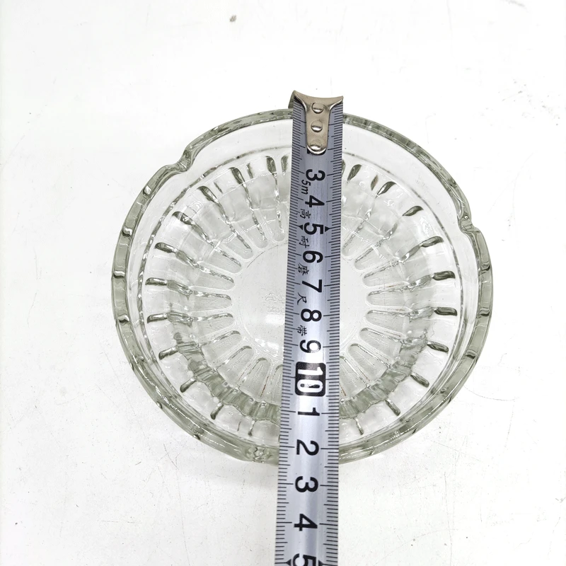 Ashtray glass creative personality trend multifunctional crystal large ashtray bedroom living room household ashtray