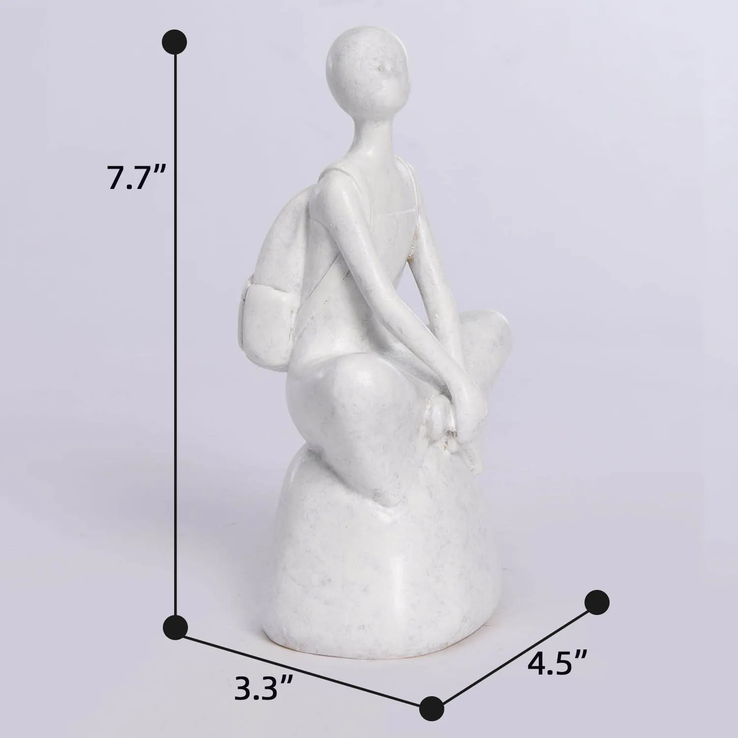 Home Decor Yoga Girl  Statues Living Room Table Ornaments Resin Crafts Abstract Figurines for Office Desktop Accessories