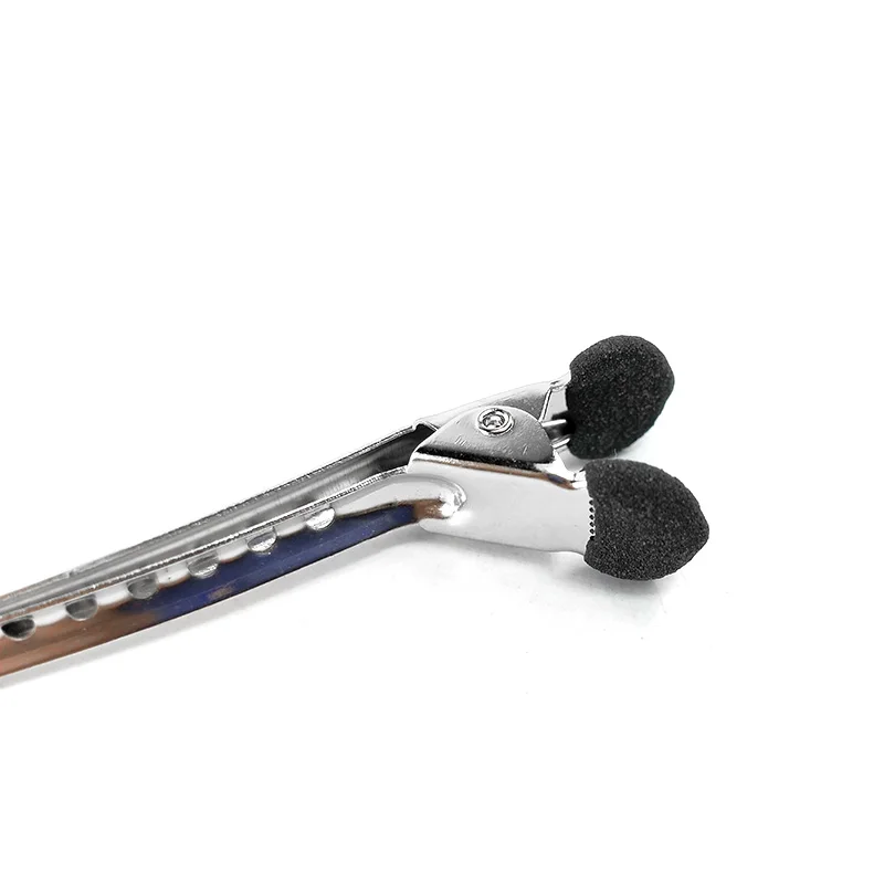 Wholesale custom label styling salon clip in hair extension,duck bill  one word hair clips accessories for women