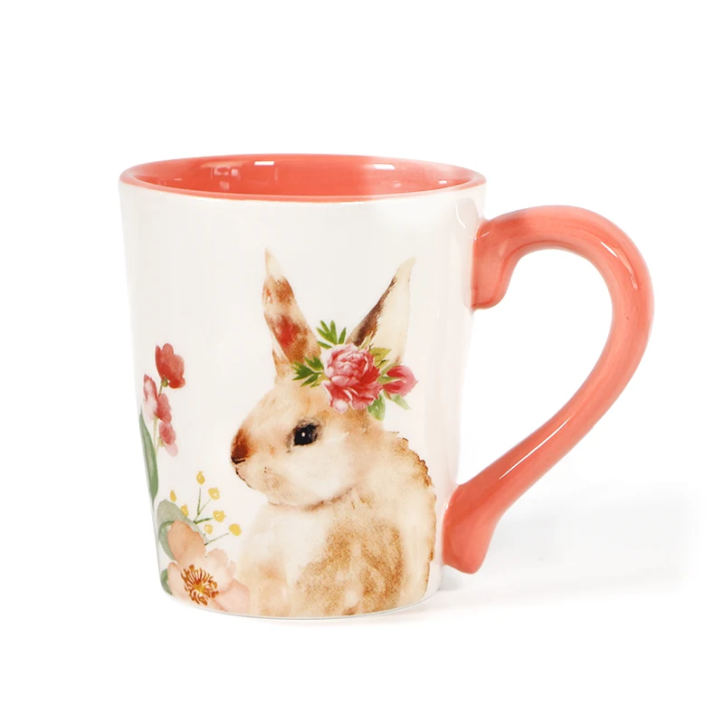  Милые флоппи уши кролик керамические кофейные кружки чайная
