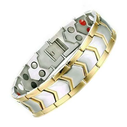 Men 4 In 1 Magnetic Therapy Titanium Bracelets