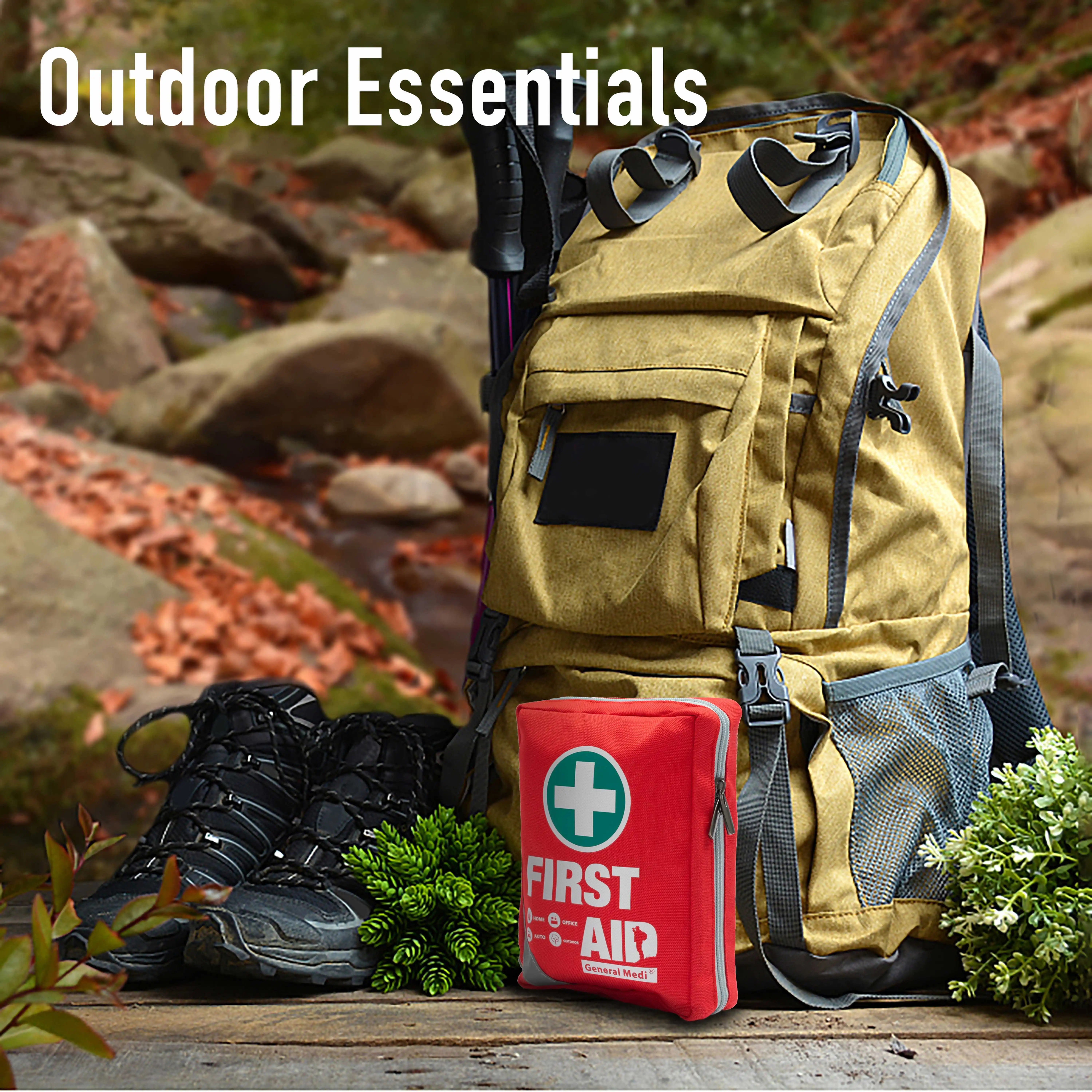 Portable Tactical First Aid Kit Compact First Aid Bag Reflective Custom Travel Home Cae Office Vehicle Camping First Aid