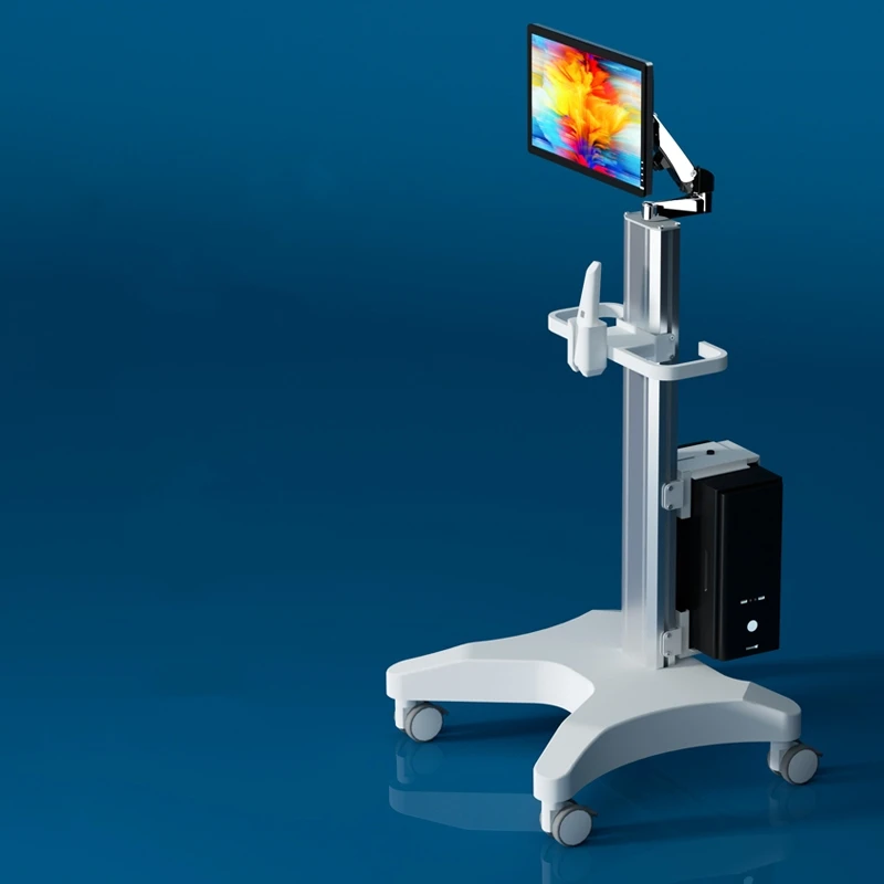 Medical Trolley Computer Cart with Steels Stand for Oral Scanner Medical Cart With Scanning instrument