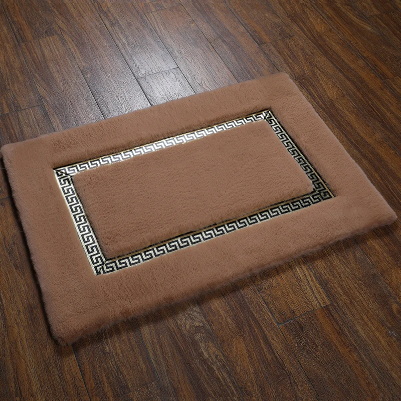 Faux Fur Area Rugs Artificial Sheepskin Fur Carpet Fluffy  Area Rug For Bedroom Living Room carpet