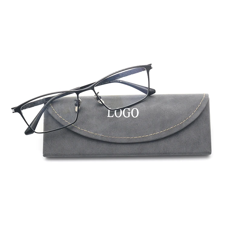 Ultralight Eyewear Pure Titanium Frame Optical Glasses Square Men Business Glasses