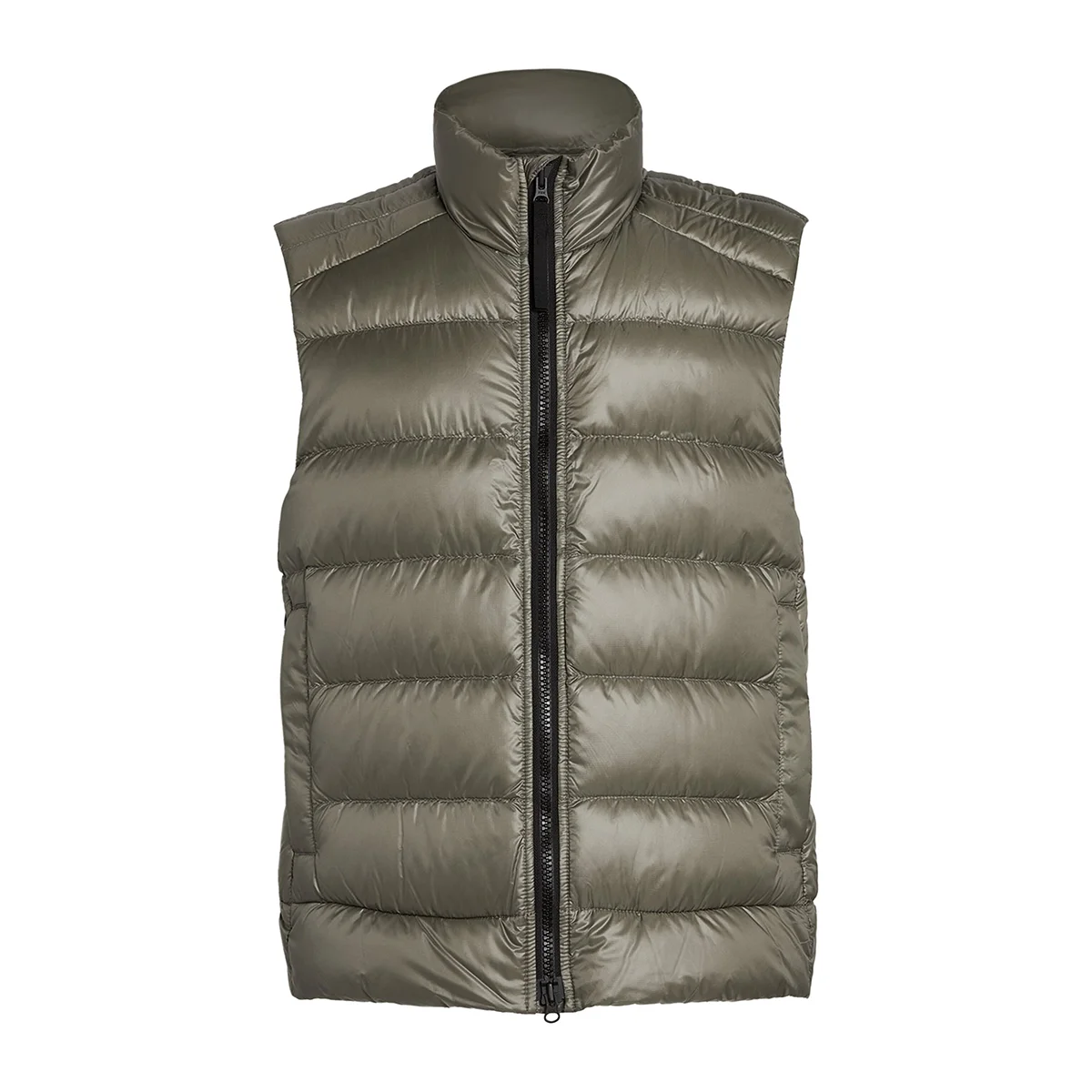 Custom Work Wear Puffer Fashion Cool Utility Vest OEM Service Heavy Duty Men Quilted Lined Outdoor Big Pockets Casual Jacket