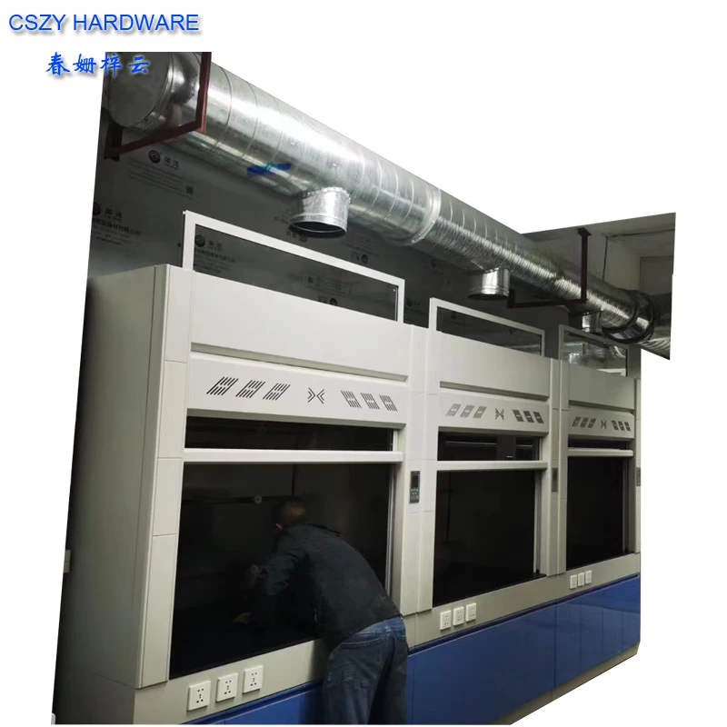 China CE Approved Acid & Alkali Resistant Steel Chemistry & Physics Lab Fume Hood
