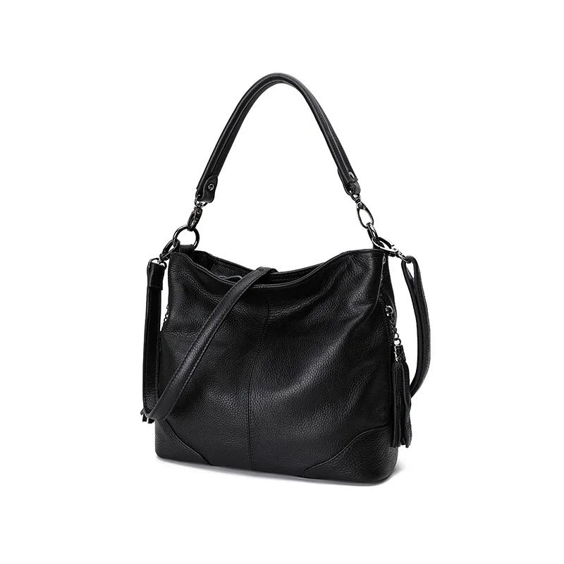 online shop supplier Wholesales Customized Simple Ladies Shoulder bag luxury Genuine Leather Handbag for women