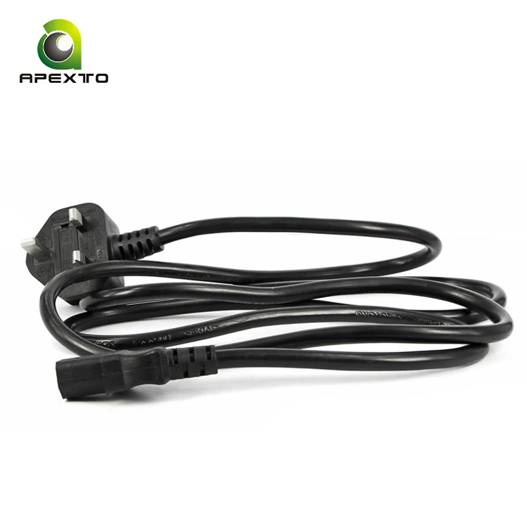 UK EU Standard Computer Cables Connector C20 to C19 Power Cords For Servers and PDU