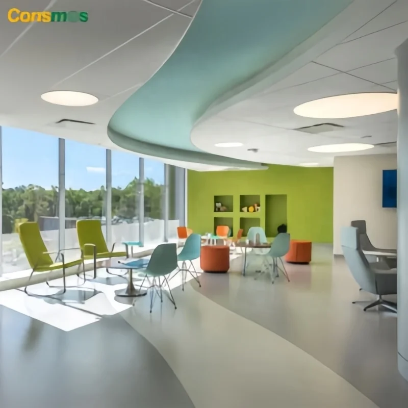 Alternative Ceramic Floor Tile Waterproof Non Slip Plastic PVC Floor Laminate Linoleum Vinyl Flooring