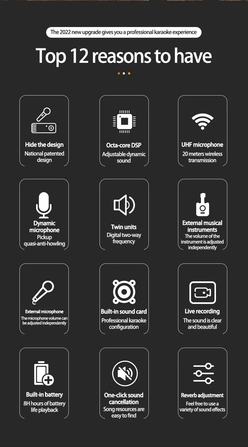 W450 оптовая продажа караоке-динамик Bluetooth с беспроводным микрофоном портативный мощный динамик для пения и танцев