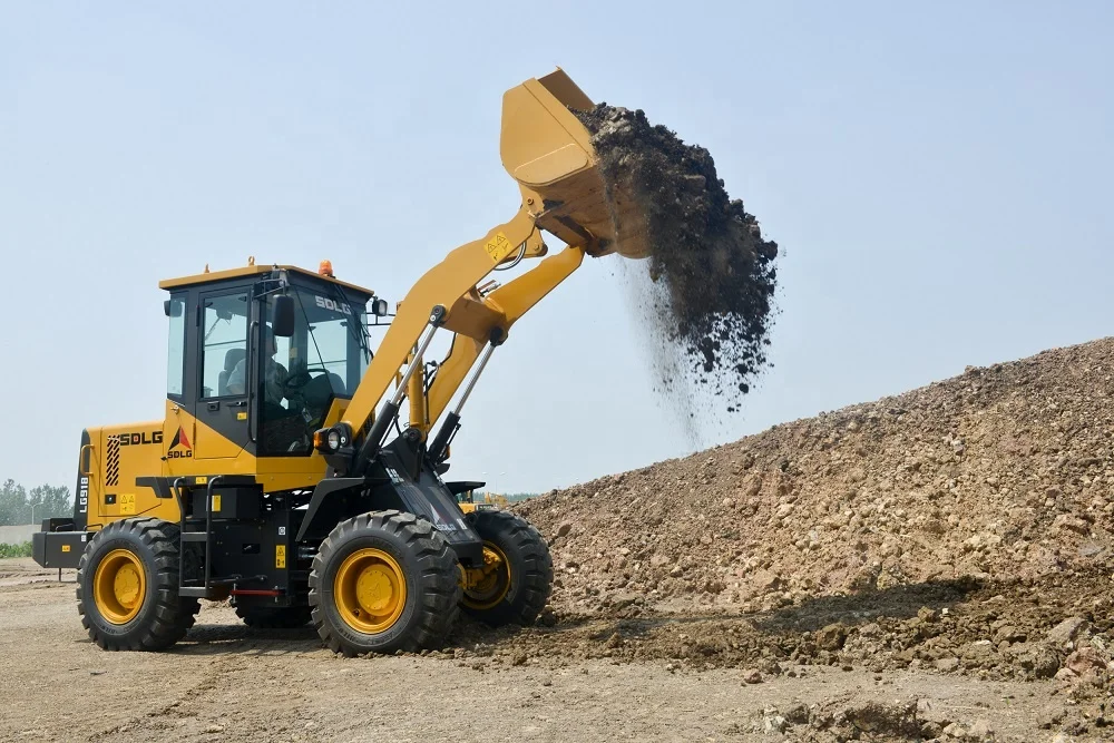 SDLG LG918 Wheel loader 1.8ton 1.0m3 bucket pilot control a/c cabin SDLG LG918
