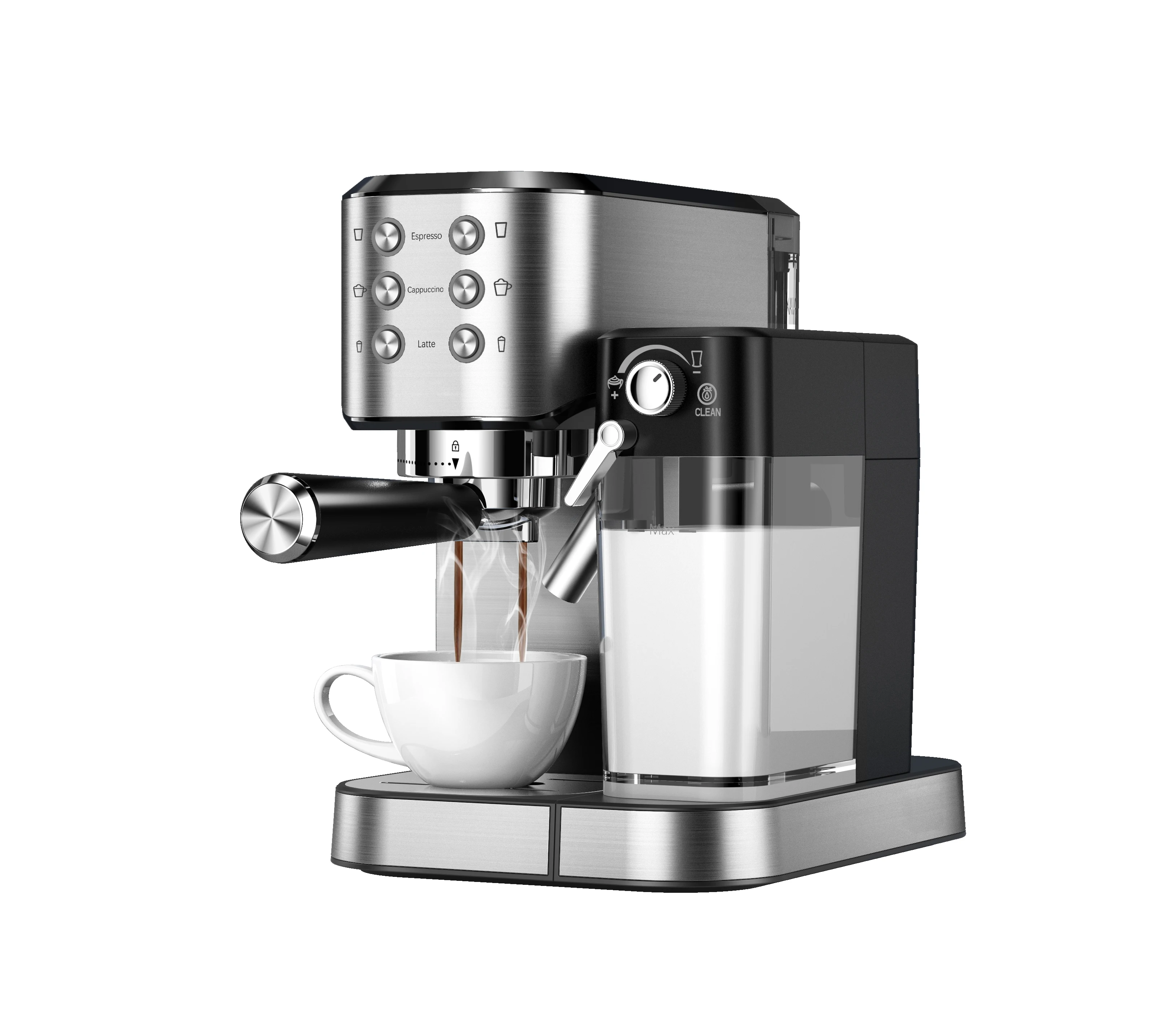 Low Cost Business Coffee Machine 3 In 1 Multipurpose Compatible Latte Cappuccino Expresso Machine