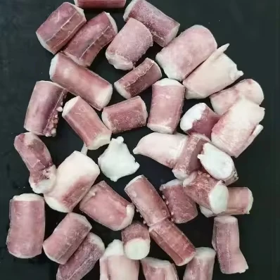 Популярные морепродукты кальмары нарезанные Замороженные индийские кубики океанские щупальца кальмара