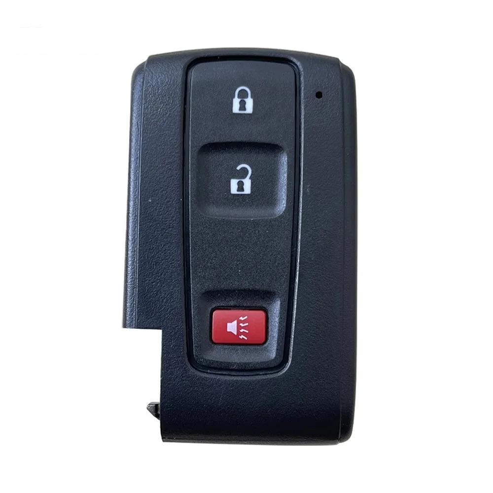 2Buttons Car Key Shell for 2004-2009 Toyota Prius Smart Key Case Replacement Remote Control Auto Vehicle Car Blank Key Shell