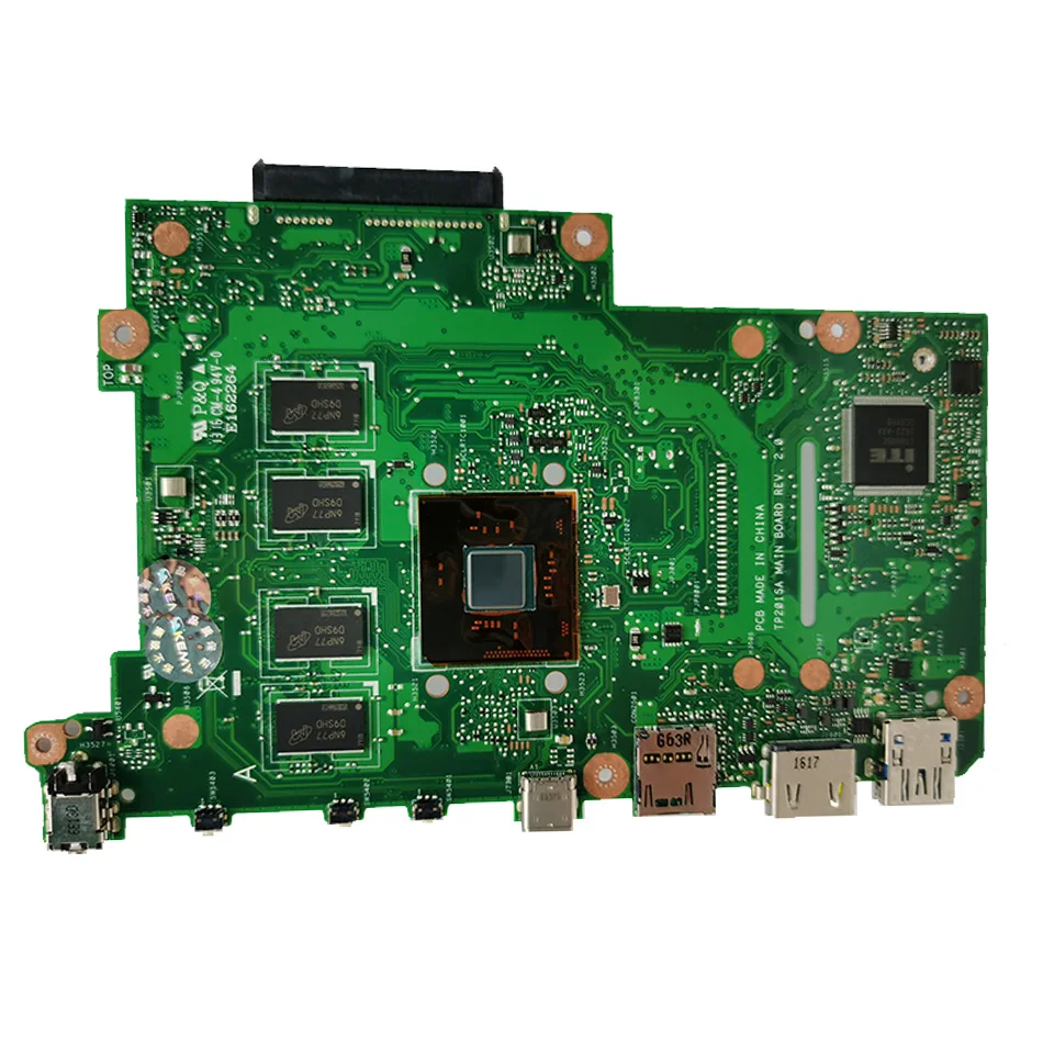 TP201SA motherboard N3060/N3700 CPU 2GB/4GB-RAM For ASUS VivoBook TP201 TP201S TP201SA laptop motherboard TP201SA motherboards