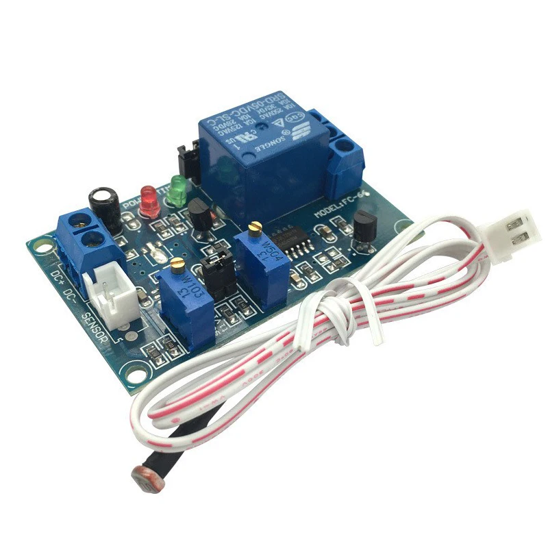 DC 12V Photorelay Automatic adjustable timing control switch LDR Photoresistor Relay Module Light Photoswitch Sensor Switch