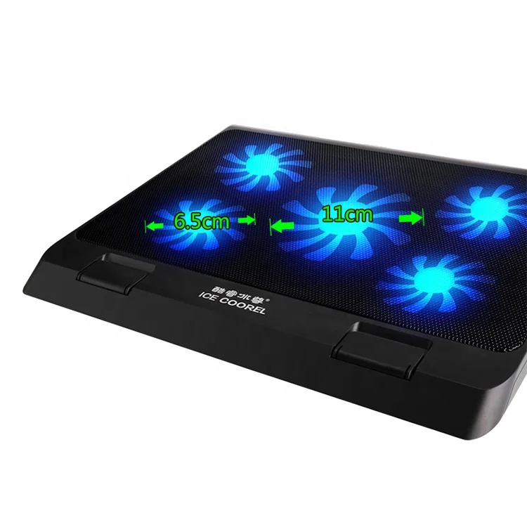 Регулируемая скорость 17 дюймов ноутбука охлаждающая подставка под горячее надувательство
