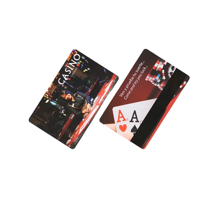CMYK Offset Printing Plastic PVC Card With 300OE Loco Magnetic Stripe For Hotel Lock