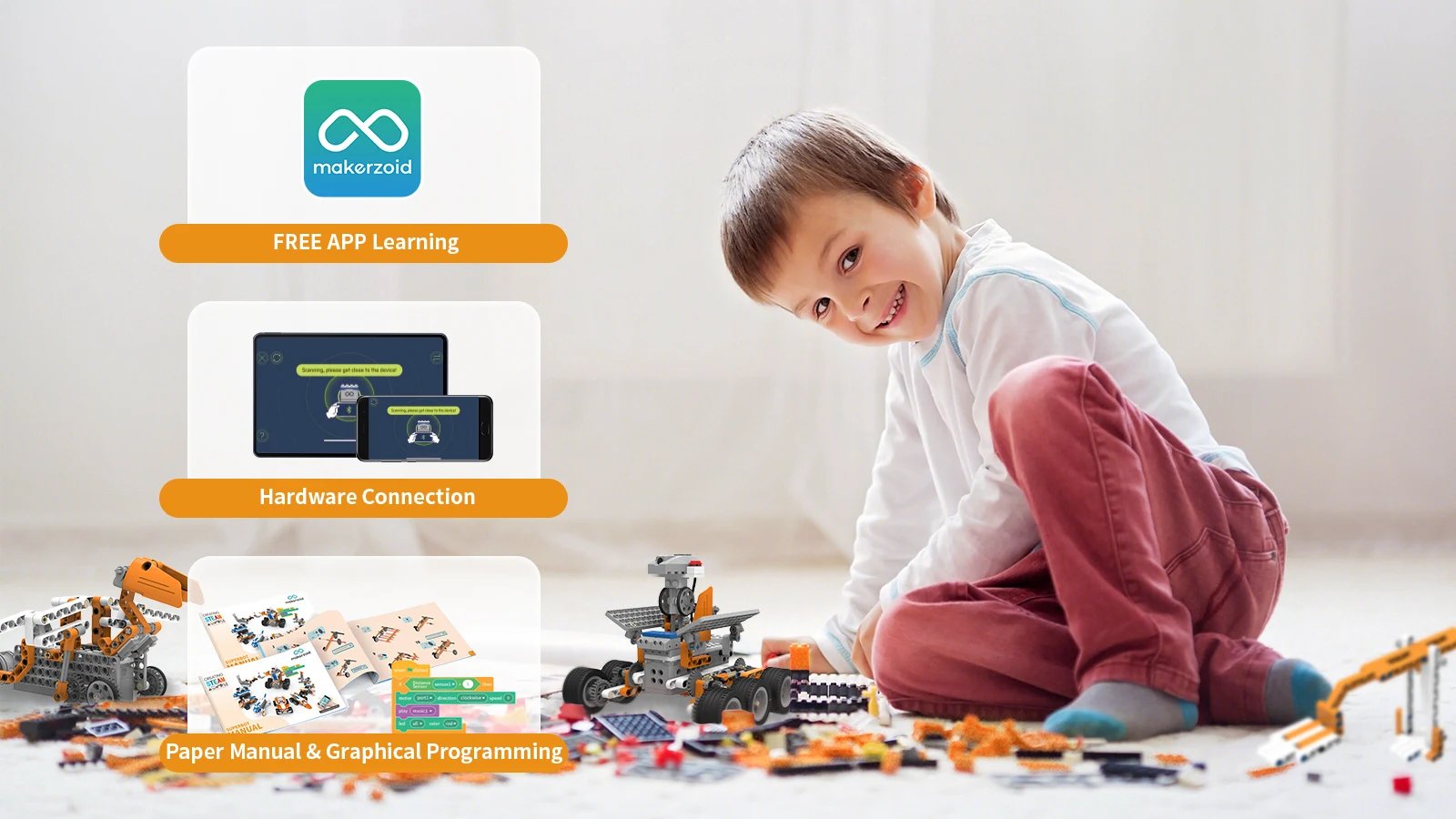 Makerzoid игрушки с дистанционным управлением программируемый робот супербот 26 в 1 для кодирования мальчиков и девочек 6 + лет