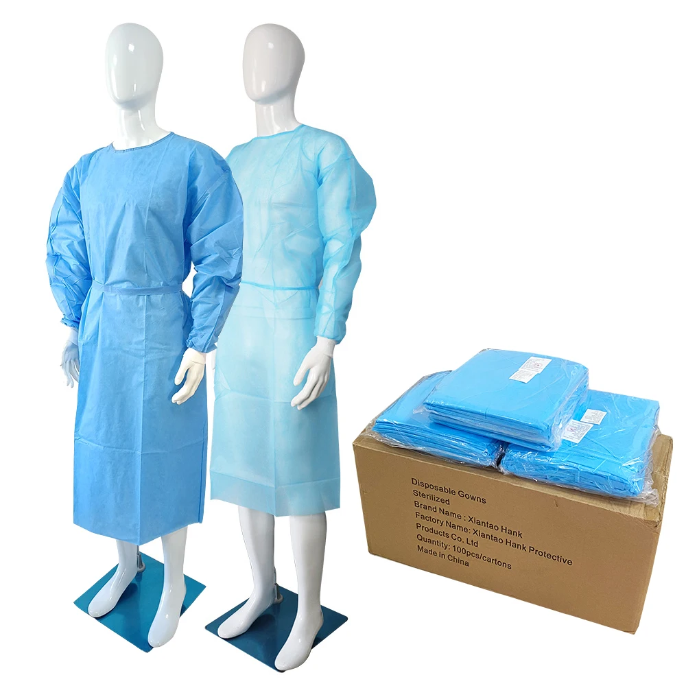 Medical Non Woven Non Sterile Disposable Sms Surgical Gown