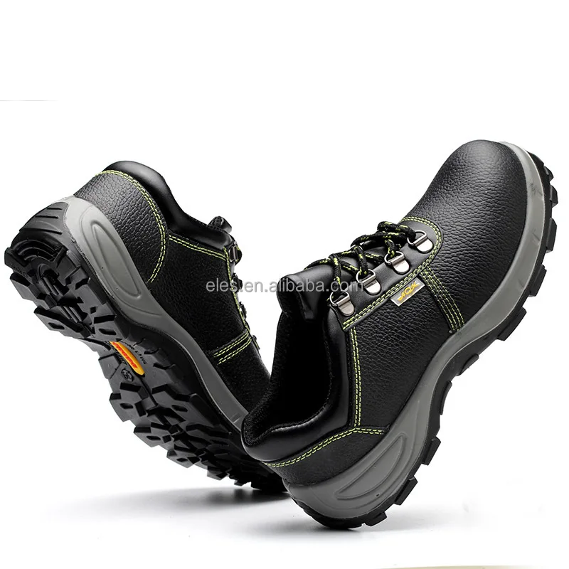 New Anti Static Construction Waterproof Genuine Leather Safety Shoes