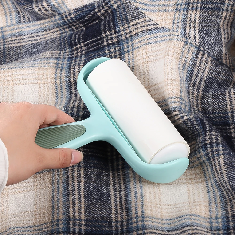 Portable Sticky Lint Roller Lint Pet Hair Brush Remover Sticky Roller for Cleaning