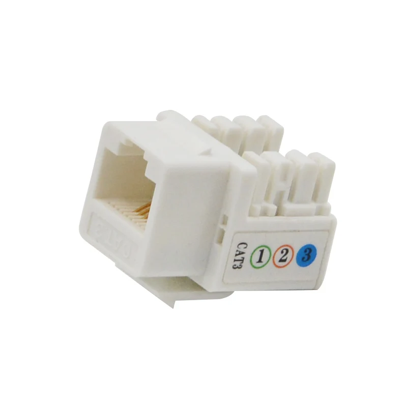 Good selling Cat3 Cat5e Cat6 UTP  RJ45 Keystone Jack  modular jack 90 degree