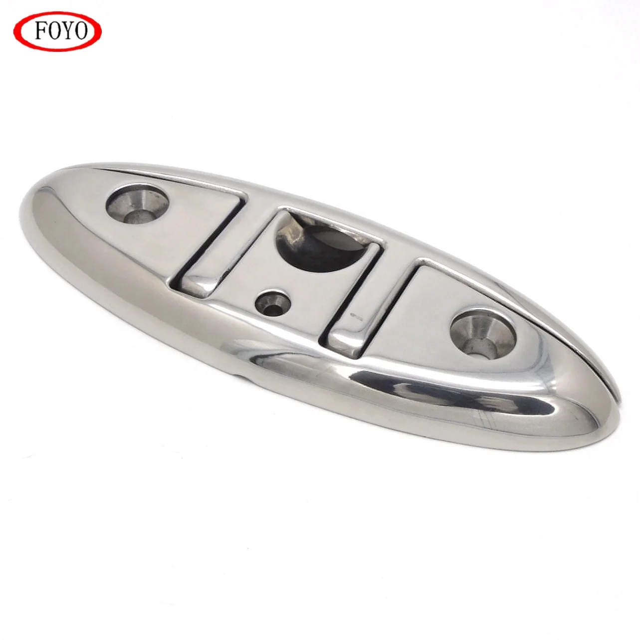 Foyo Brand hot sale boat cleat 6' 316 stainless steel marine pull up folding cleat for ship