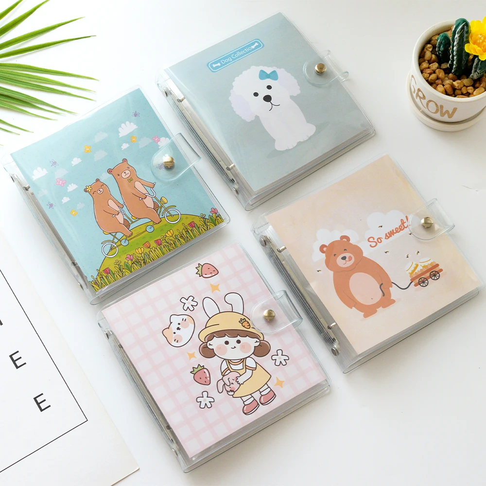 2 Hole loose-leaf binder photo album Transparent photo album for 3/5 inch picture