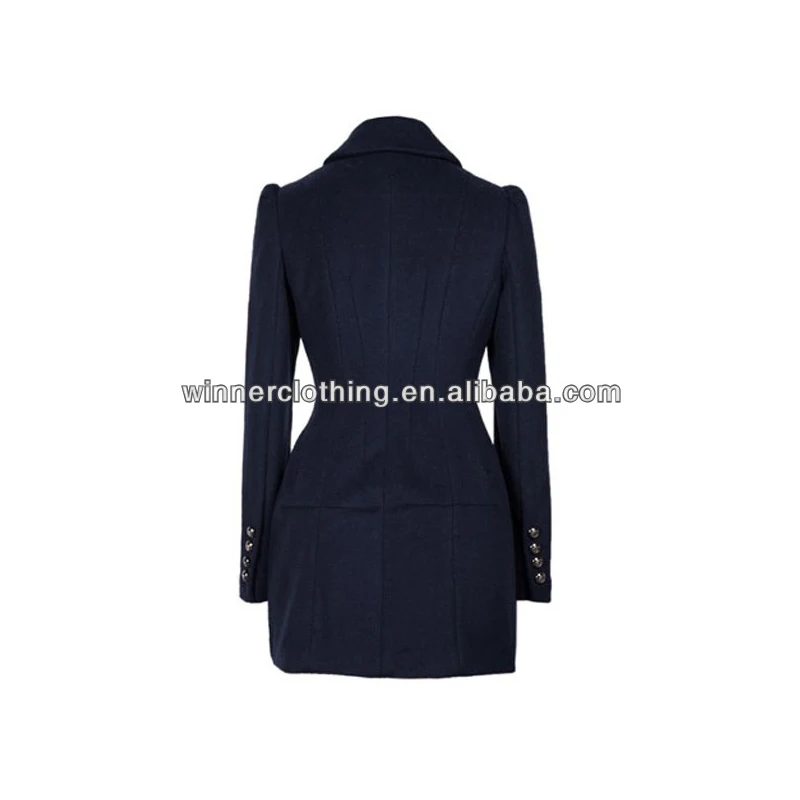 Winter Formal Office Wear Double Breasted Trench Coat