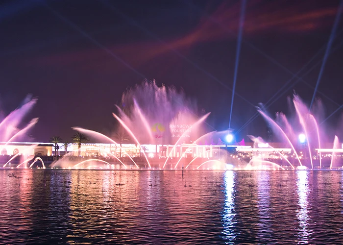 Saudi Arabia Riyadh Season Water Show Project Outdoor Large Pool Musical Dancing Fountain
