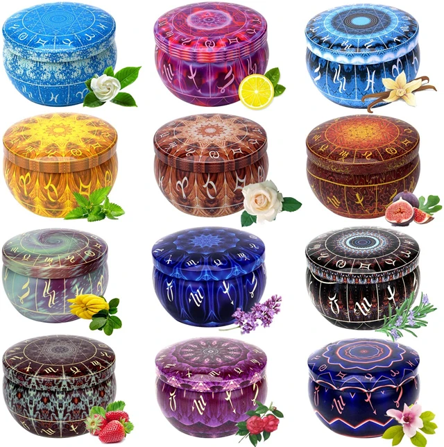 Wholesale lavender strong custom decorative oil fragrance gift set soy wax private label candles scented luxury scented candle