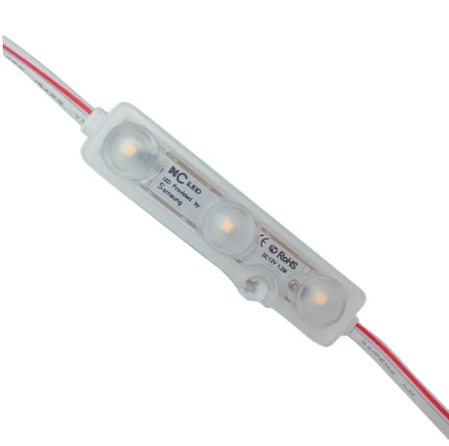 Ultrasonic Injection molding smd 5730 IP68 signage korea backlight lens led signage module 1.2w  LED Advertising Lights