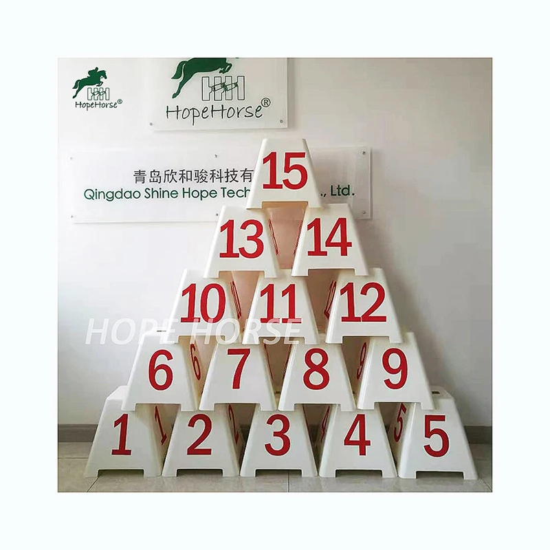 Equine show jump accessories Horse Show Jumping Letter horse jump markers
