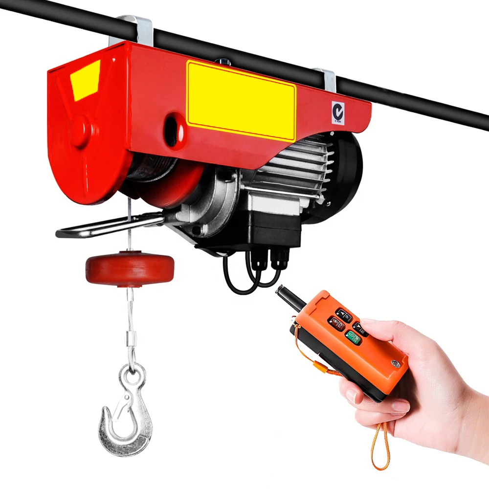 Vanbon PA400 PA800 1 ton 1.2 ton Small Wire Rope Mini Electric Hoist  electric winch electric hoist