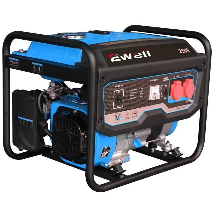 Ewell Customized 2KW Electronic Dynamo 168F Generators 220V 50Hz Single Cylinder Gasoline Generator