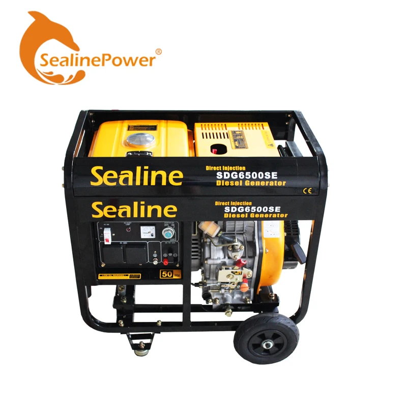 5kva alternator Single-cylinder Air-cooled 5KW Open Type Diesel Generator