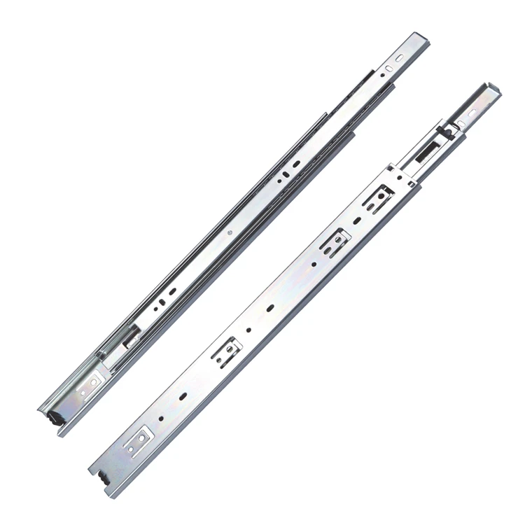 SINOHARD 3-Fold Telescopic Ball Bearing Slide Mount Drawer Slides For Kitchen Cabinet