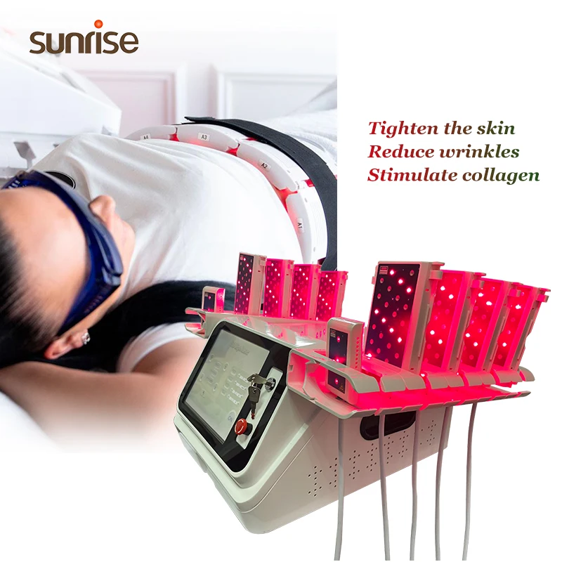 factory price Potable 5 Wavelengths Lipo Laser Slimming Machine 28 Diode Laser for Weight Loss Fat Reduction Cellulite Removal