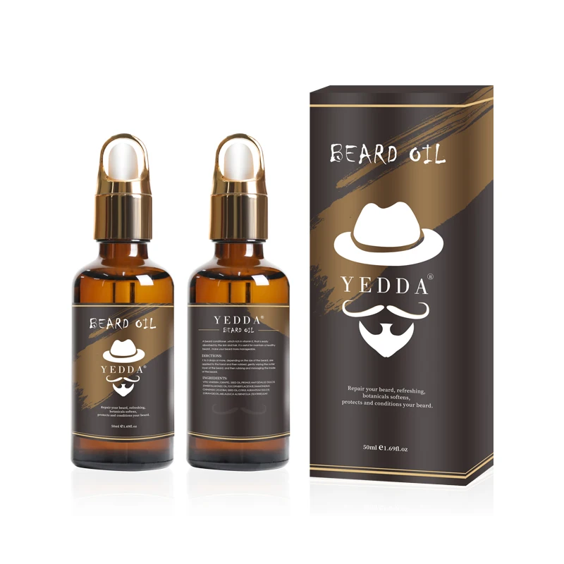 Мужские ухода за бородой эфирное масло 50 мл Лучшие органическое масло для бороды для роста для непослушных и редкие рост бороды Уход
