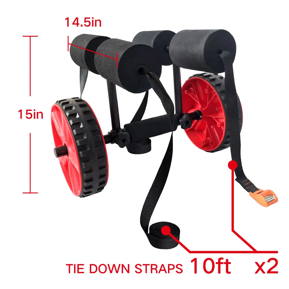 OEM Aluminum Adjustable Kayak/Canoe Cart/Trolley