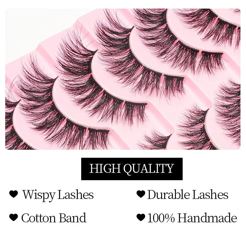 Cross-border false eyelashes thick long curly eyelashes European and American anti-mink eyelashes stage decoration false