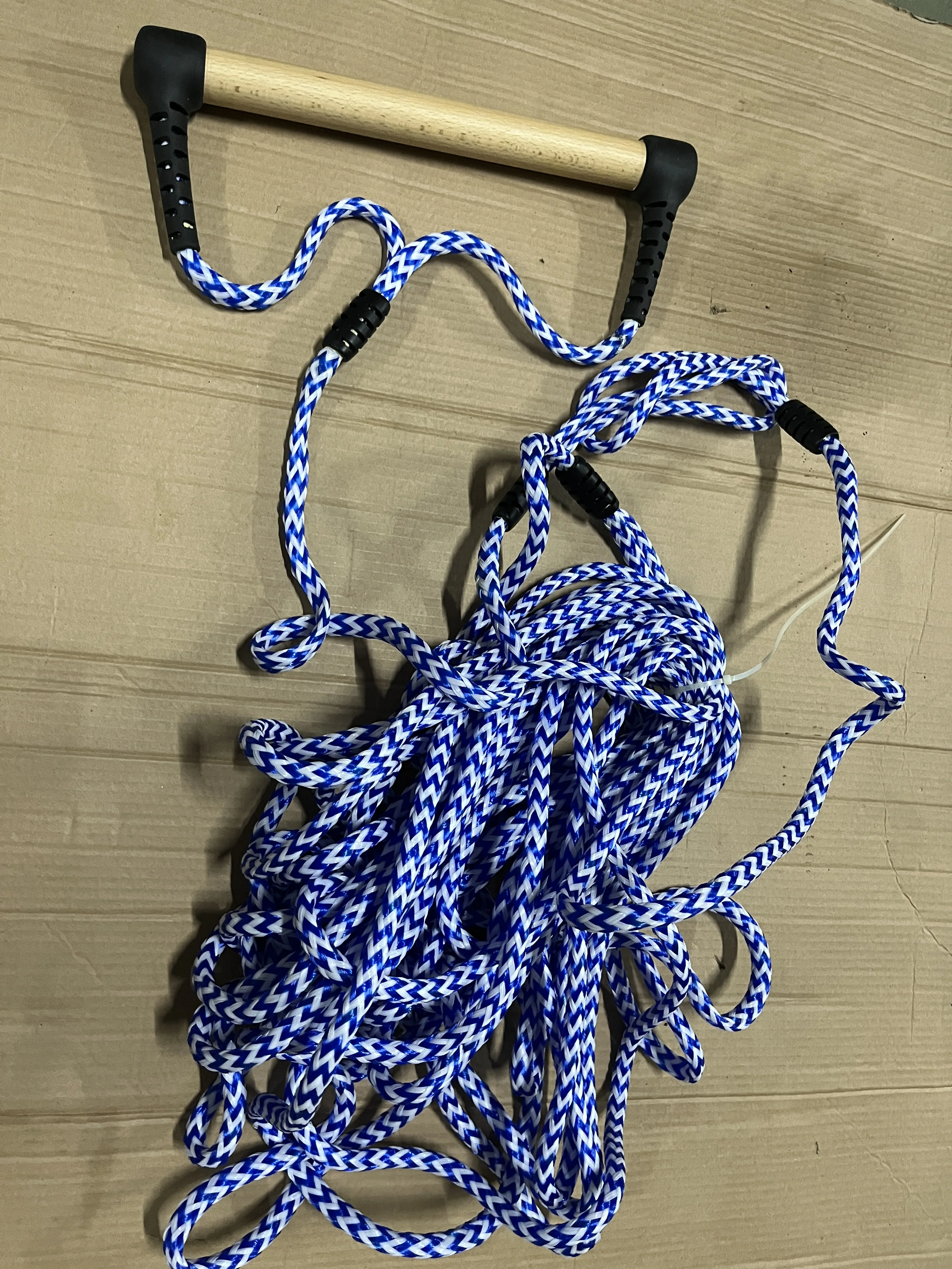 SELEWELL Thicker Heavy Duty Yellow Tow Rope Hook Strap Jetski Atv Double Bow Boat Water Sport Tow Rope