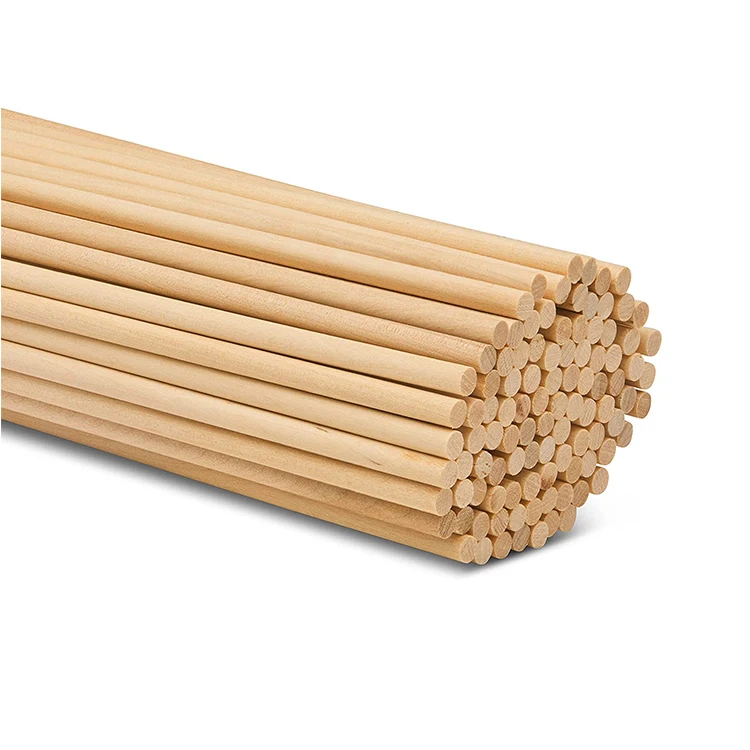 Natural round roasted potatoes ball stir cheap craft  sticks wholesale one - time round raw wooden lollipop sticks bulk