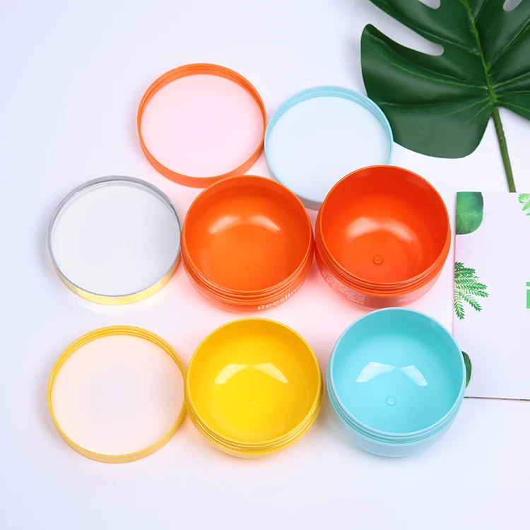 Matte Empty plastic body face cream jar, night cream jar