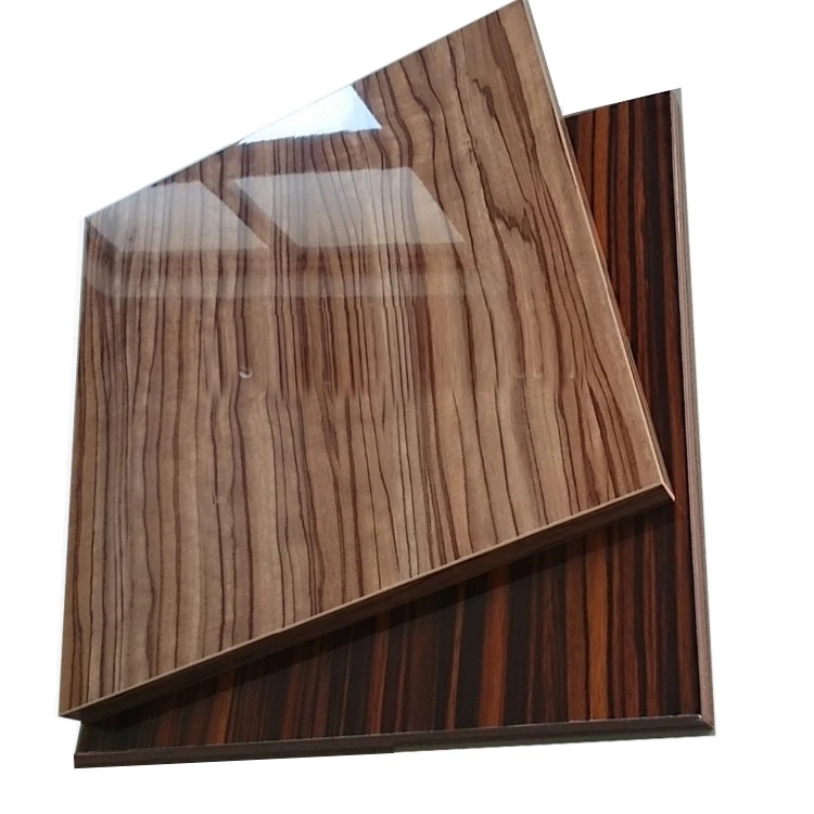 15mm 18mm high glossy cabinets furniture melamine laminate plywood MDF partical board