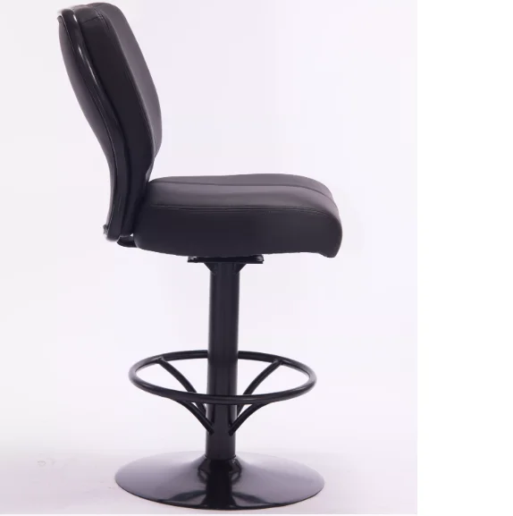 New Style Poker Chairs Gambling Slot Machine Genuine Leather Pure Black Casinos Chairs