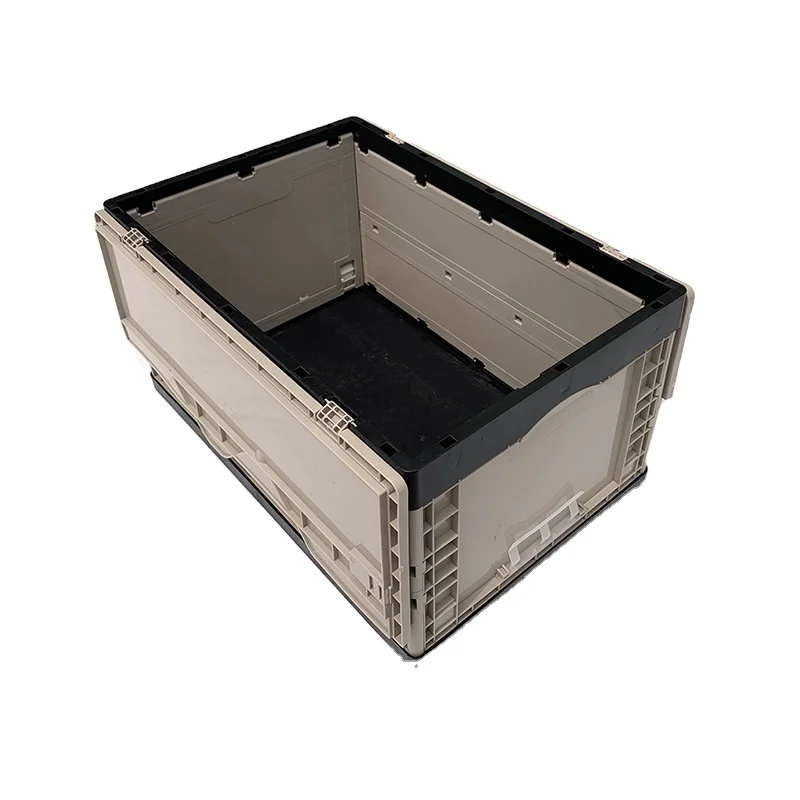 Top quality PP folding collapsible foldable plastic shoe storage box logistic folding box pp plastic foldable box